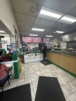 Interior near Register and Kitchen