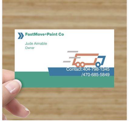 This our business card Please feel free to contact us at one of the number below, and we will take care of your services.