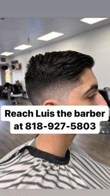 Reach Luis the barber at 818-927-5803