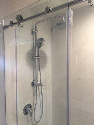 Install complete shower