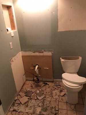 Bathroom Before