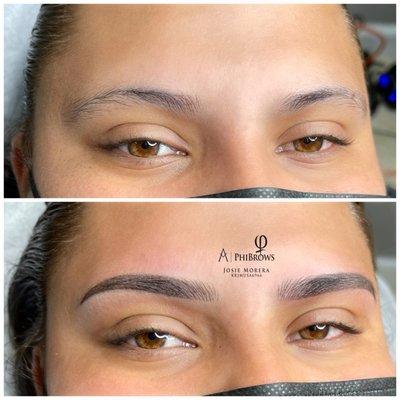 Combination Brows (microshading)