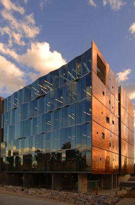 Award winning Meinel Optical Sciences Center.  This 7-story, 47,000 SF cast-in-place concrete building was constructed from the inside out!