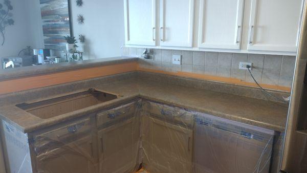 Epoxy countertops pre color