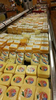 Sample all the cheeses