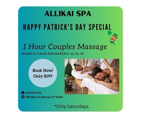 Couples Massage! Allikai Spa