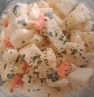 Vegan jicama salad