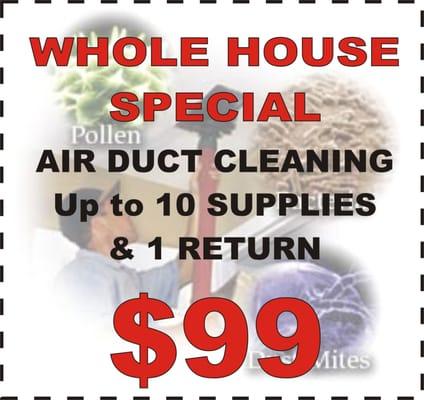 Special Air Duct Cleaning