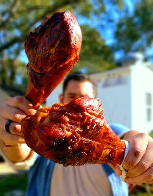 Smoked Giant Turkey Legs