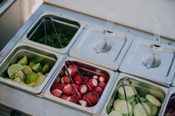 Refrigerated Salsa Bar