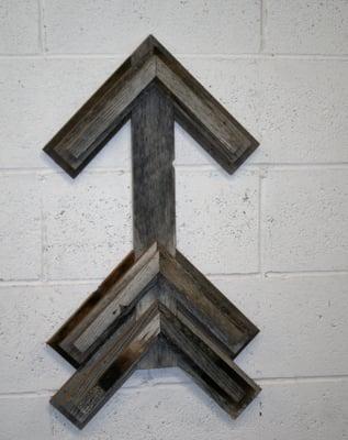 Barn Wood Arrow wall decor