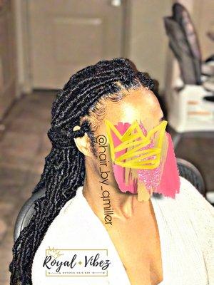 Faux locs (individual crochets)