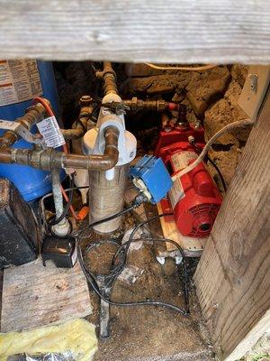 Specialty pumps and water systems maintenance and installs