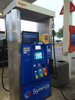 One of pumps at EXXON Gas Station associated with 7 Eleven