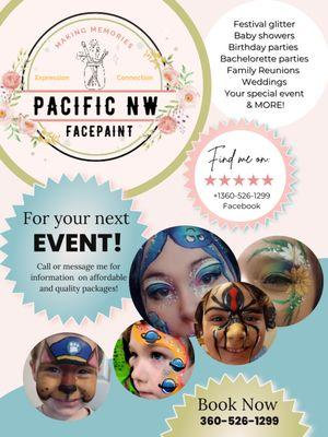 Pacific NW Face Paint