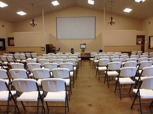 Theater Seating for Seminars and Meetings at Sawyer Hall