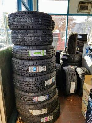 They got tires!