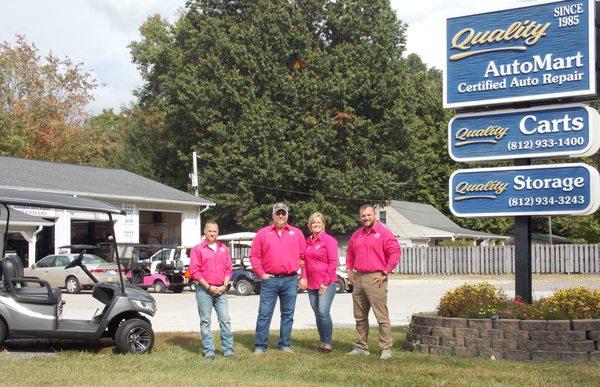 We would like to welcome you to come visit us for all your golf cart needs.