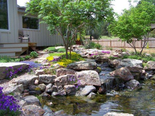 Pond Hardscape & Landscaping