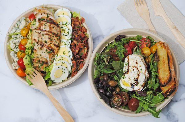 Cobb salad & buratta salas