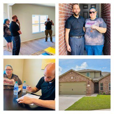 Closing Day! Congratulations Mike & Amanda! They bought a new home in Iowa Colony!