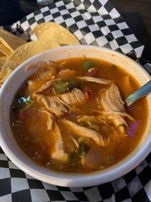 Chicken tortilla soup special