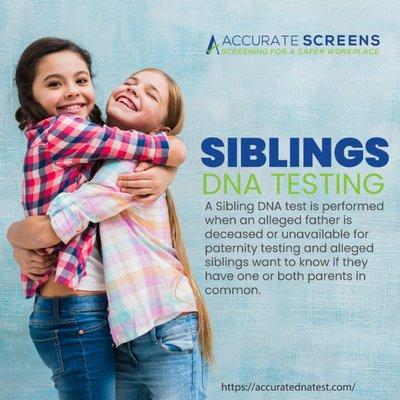 Siblings DNA Testing