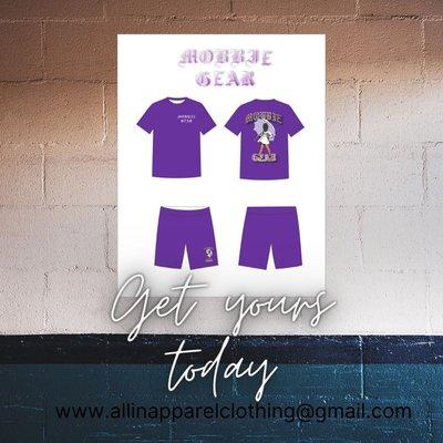 Mobbie Life
 Custom Sets
 (Purple)
 Sizes: S-3X