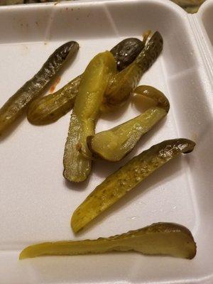 Do you want pickles?  No.  Here's 7 pickles.