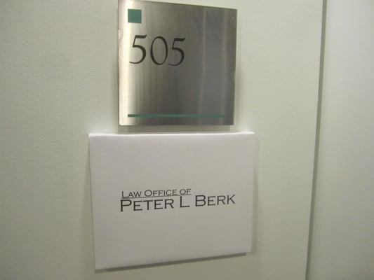 The Law Office of Peter L Berk is conveniently located in the River North neighborhood.  We offer free parking upon request.