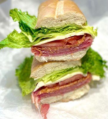 8" Italian Combo Sandwich on grinder roll