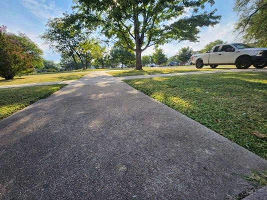 Edging, lawn mowing