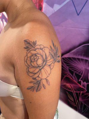 Peony Flower Tattoo