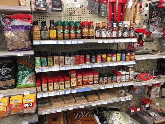 Expanded sauces, seasonings, and rubs section! Great local and nationally known brands!