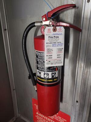 Fire extinguisher service