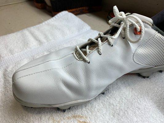 Golf shoes restored