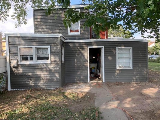 Siding installation