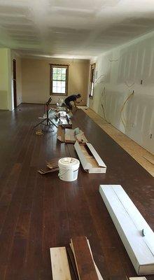 Just finishing installing 1,600 sq. ft. Engineered Floors in Concord Hills neighborhood