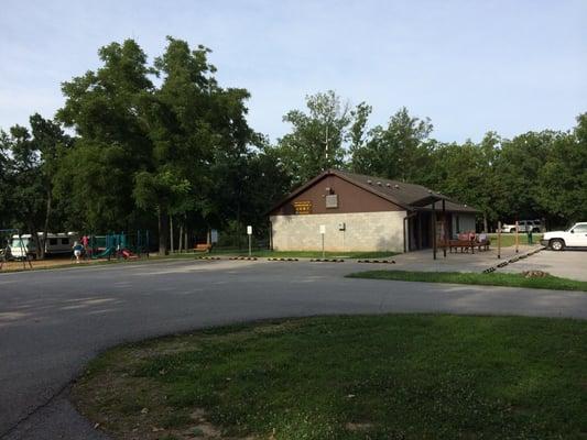 Shower house 3 and playground