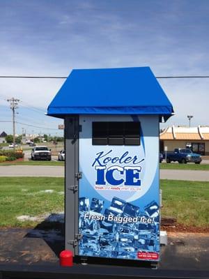 Our Kooler Ice machines are open 24/7 and offer unlimited ice at a great price!