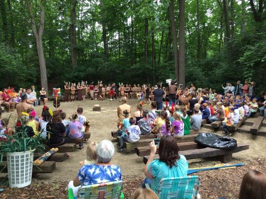 Friday afternoon Indian Ceremony!