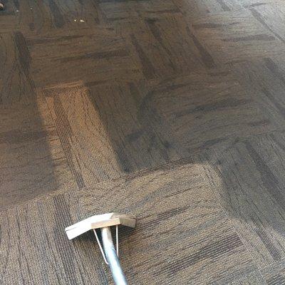 Cleaning commercial carpets