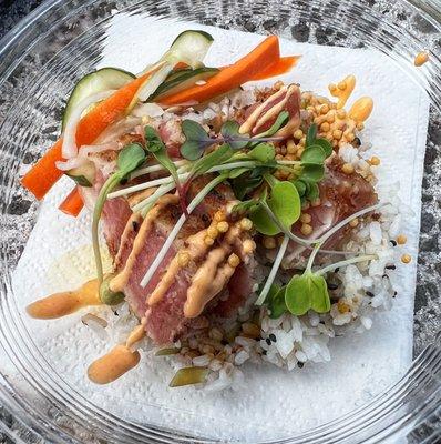 Ahi tataki bowl