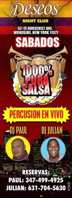 SABADOS 1000% PURA SALSA