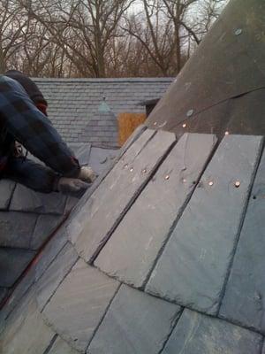 custom slate installation