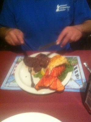 Filet & lobster tail