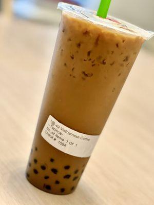 Vietnamese Coffee with Tapioca