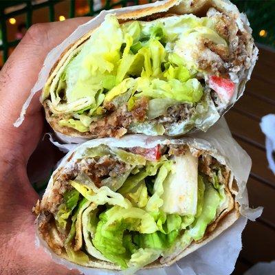 This Kibbeh sandwich at Beiruts Restaurant and Grocery has been my go to for sometime now and is really quite unique in my opinion. Try it!