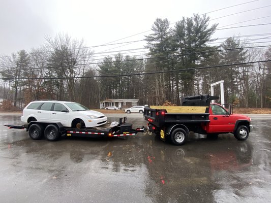 We even remove cars ! This customer was excited to find out she was being paid for this car rather than paying to remove it ! $$