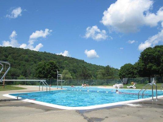 The Johnson Recreation Center pool is open to the public from June to August.